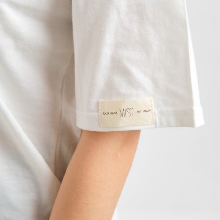 Women's T -shirt MIST OLD SCHOOL Size 42, Milk color-5