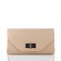 Female bag on a valve, beige color