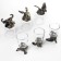 A set of stop-frauds "Rooster, rabbit, bull" 3 pcs, pile 30 ml