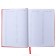 Dated diary 2024, A5, 176 sheets, Attomex.orion, Bumvinyl cover, Lasse, Blok 70 g/m2, Red