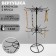 Turnushka, 2 tiers of 6 hooks, 21.5 × 21.5 × 41 cm, black color
