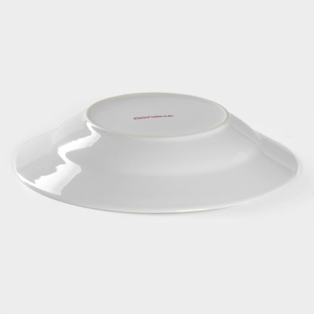 Board Ceramic Deep Dolyana "Monica", 550 ml, D = 20 cm, white color-2