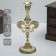 Summary for 1 candle "monogram" with mother -of -pearl 23 cm