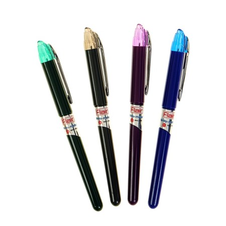 Ballpoint handle Flair Writo-Meter DX Knot-iga 0.6, (writes 10 km), scale on the rod, blue-3