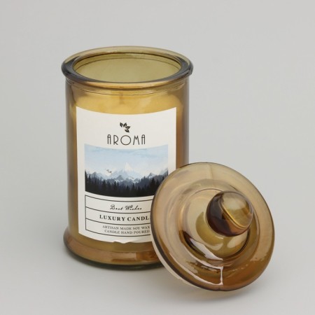 Aromatic candle in the bank "Fragrant lavender", 40h, 95 gr, in the box-2