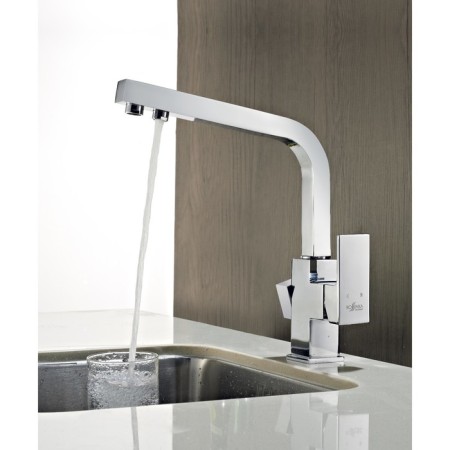 Rossinka Z35-32 kitchen mixer, one-handed, chromium color-1