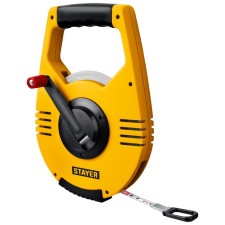 Рулетка геодезическая Stayer RACER 34186-100, стальная, 100 м