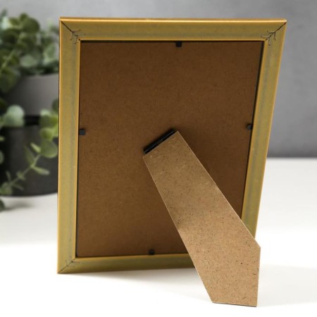 Photo frame plastic 13x18 cm "Golden spiral on gold" 20.6x15.6 cm-3