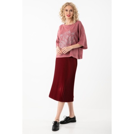 Female jumper, size 42, pink color-11
