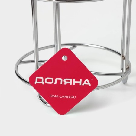 Держатель-стойка для туалетной бумаги Доляна, 14,5×15×48 см-7