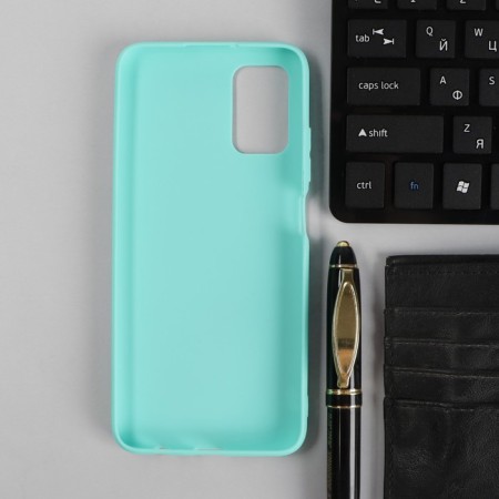 Pero cover for Samsung M52, silicone, turquoise-1