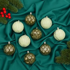 Set of balls plastic D-5.5 cm, 9 pcs 