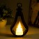 Nightmare "Frozen candle" 3xlr1130 Black 5x8.5x15 cm Risalux