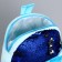Baby backpack with sequins "Dear Dragon", p. 23 × 28 cm