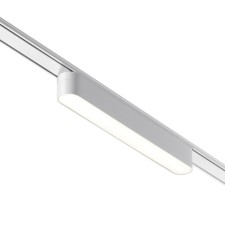Трековый светильник для низковольтного шинопровода Novotech. Smal, 12Вт, Led, 27х222х25 мм, цвет белый