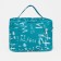 Cosmetic bag with lightning, blue color