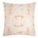 Pillow pillow 70x70 cm, camel wool, gloss-satin fabric, p/e 100%