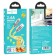 Hoco U113, Lightning - USB, 2.4 A, 1 m, silicone braid, golden