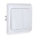 Schetode switch Sche BC10-006b, 2 keys, with backlight, white