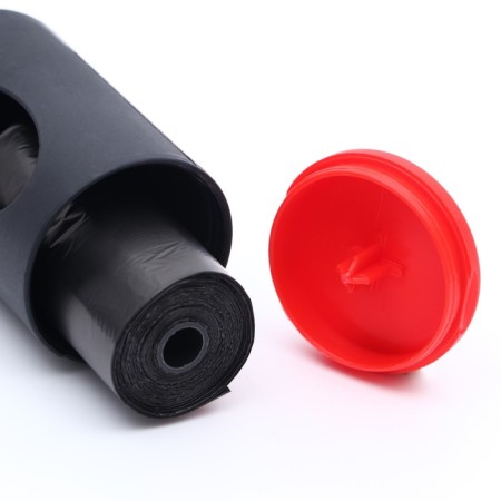 Diil roulette, 8 m, up to 50 kg, tape, rubberized pen, red with black-8