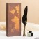 Gift Set 3B1 "Artifact": Power pen on a stand, ink, tips, black