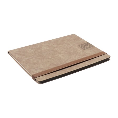Dated 2025 planning, 250 x 190 mm, 54 sheets, gluing, Escalada, hard -leather cover, pancake embossing, tinted block 70 g/m2, beige beige.-2