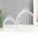 Summary Metal "Karetkva" White set 2 pcs 16x12x9 cm 20x14.5x12 cm