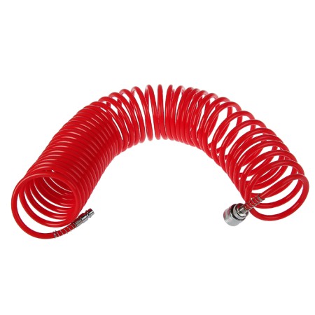Spiral air matrix hose, with quick -detachable connections, 1/4m, 10 m