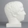 Gypsum figure Doriphore head, 21 x 29 x 35 cm