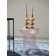 Coffee table Bergdys, 400 × 400 × 490 mm, lilac color