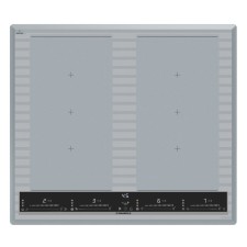 Варочная поверхность MAUNFELD CVI594SF2MBL LUX, индукционная, 4 конфорки, сенсор, серая