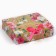 Gift box, packaging, "flowering happiness", 20 x 18 x 5 cm