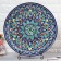Lryagan Round Rishtan Ceramics, 43cm, Color ornament