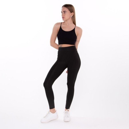 Female leggings, black color, size 42-2