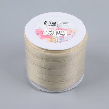 Tunnel, two -line, 10 mm, 50 ± 1 m, beige color-3