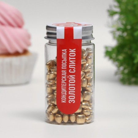 Confectionery decor "Gold Eat", 50 g-1