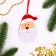 Set for creativity. Create a Christmas tree decoration from the felt "Santa Claus - Red Nose"