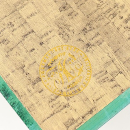 Safe wood leather "My Napoleonic plans with elements" 21x13x5 cm-3