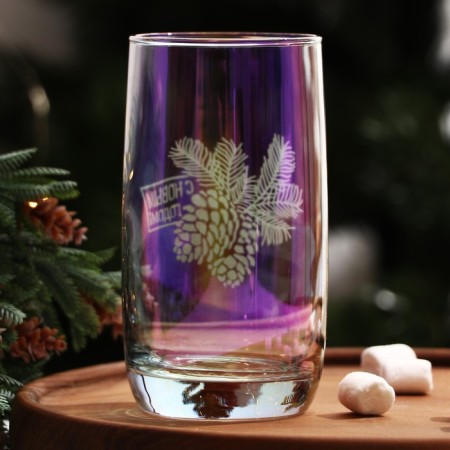 New Year! New Year's glass glass "cones", 330 ml-2