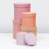 Set of round boxes 5 in 1 "Dawn" 23 x 23 x 25 - 15 x 15 x 15 cm