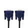 Video cable Luazon, VGA (M) - VGA (M), 1 m, black