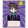 Notebook of 12 sheets in the roasting line "Vlad A4", cover coated cardboard, rounded angles, block 65 g/m2, mix