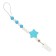Holder for the nipple - dummies of the "star", silicone, with a teething