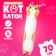 Soft toy "cat", 70 cm, redhead color