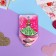 Hair gum "Summer mood", set 2 pcs., Watermelon, 3.5 cm, pink