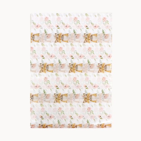 Package Paper "Fox and Garden", 50 cm x 70 cm, 17 grams-4