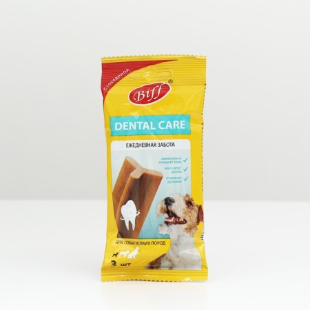 Chewing Dental Care with beef for dogs of small breeds, 45 g