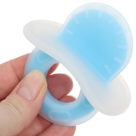 Silicone teether "dummy", color mix, crush me-16