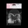Liners for the bra, pair, 10 × 10 cm, the color is transparent