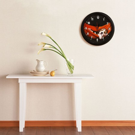 Wall watches, D-28 cm, children's, "puppy", silent-2